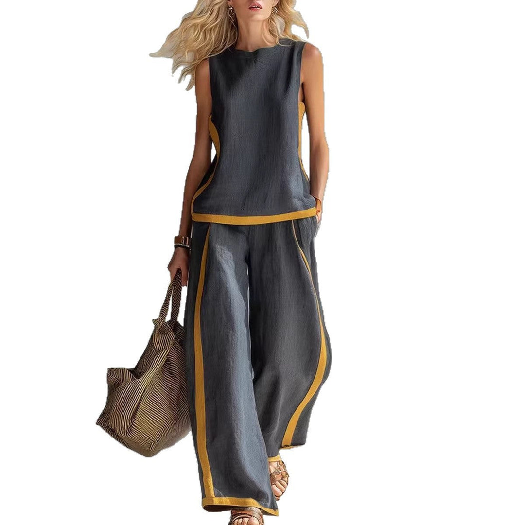 Damen lässiges Sommeranzug-Set Drune