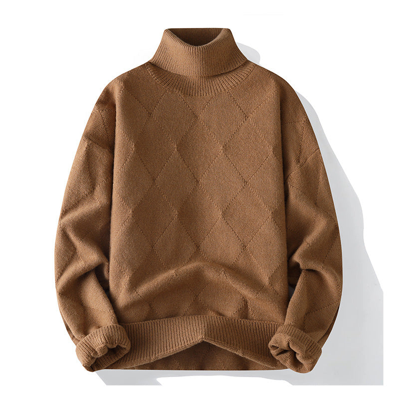 Damen Eleganter Rollkragenpullover Drune