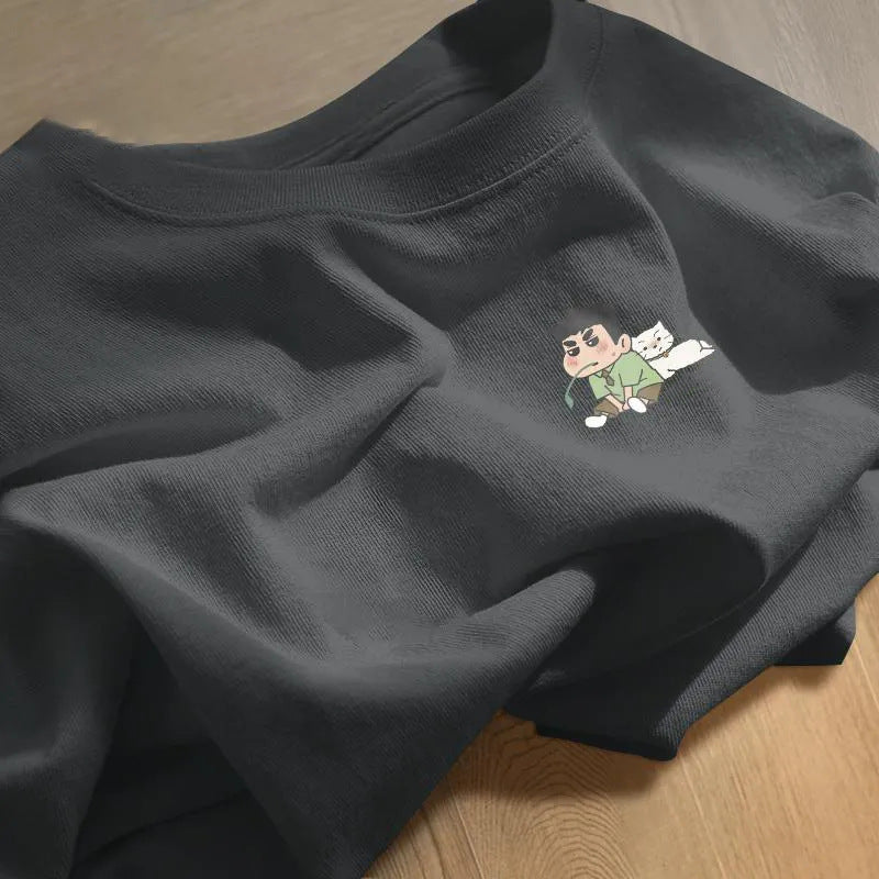 Damen Sweatshirt mit kreativem Cartoon-Motiv Drune