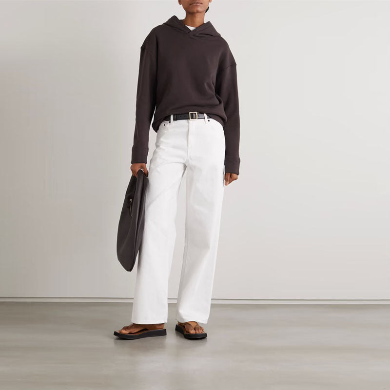Damen bequemer Kapuzensweater aus hochwertigem Stoff Drune