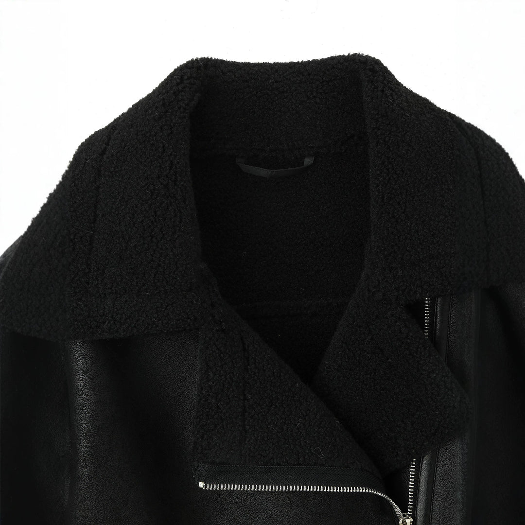 Damen Kurze Motorradjacke Drune