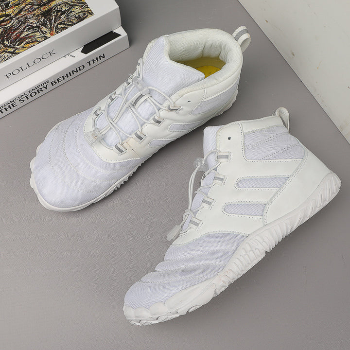 Unisex nan knöchelhoher barfußähnlicher Wassersportschuh mit Schnellzug-Schnürung und flexibler Profilsohle Drune