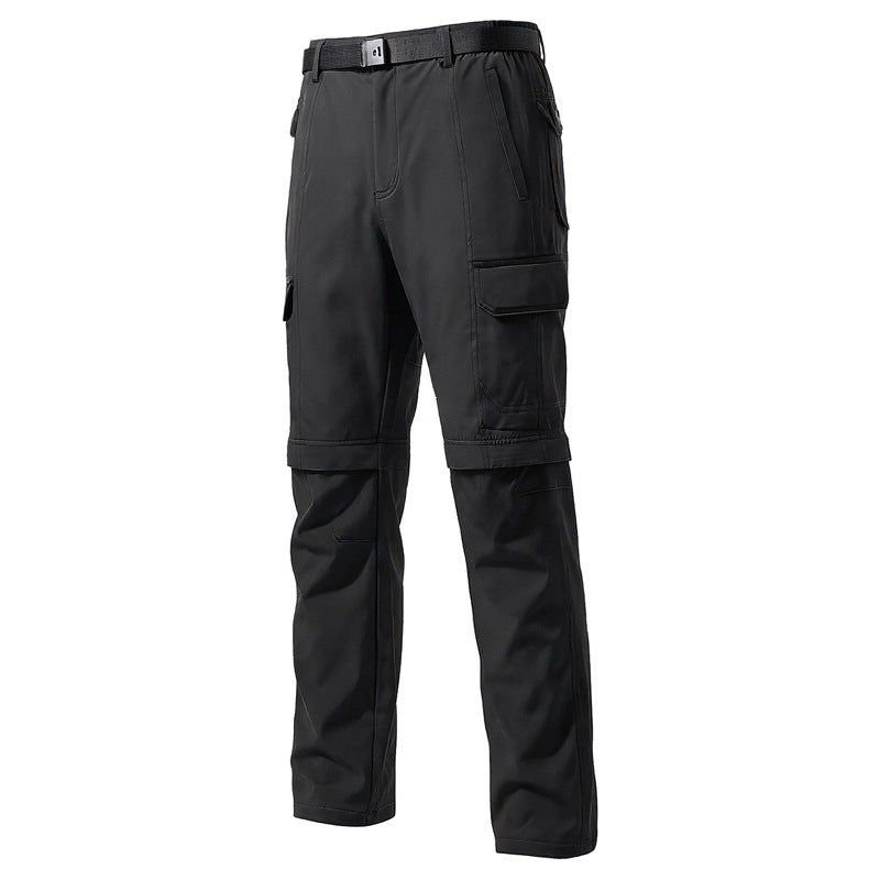 Herren Convertible Cargo-Zipp-Hose mit abnehmbaren Beinen & Multifunktionstaschen Drune