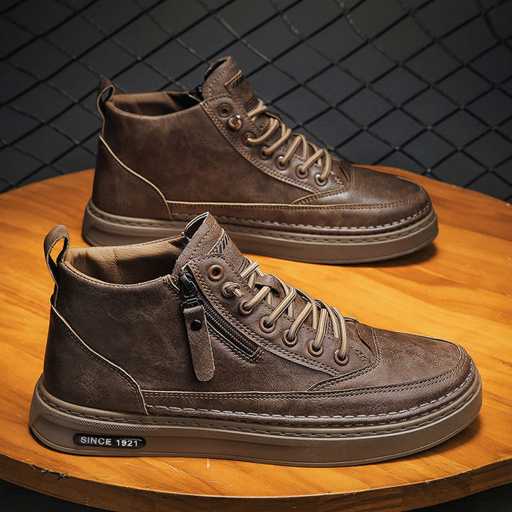 Damen Hochwertige Sneaker mit modischem Design und innerem Reißverschluss Drune