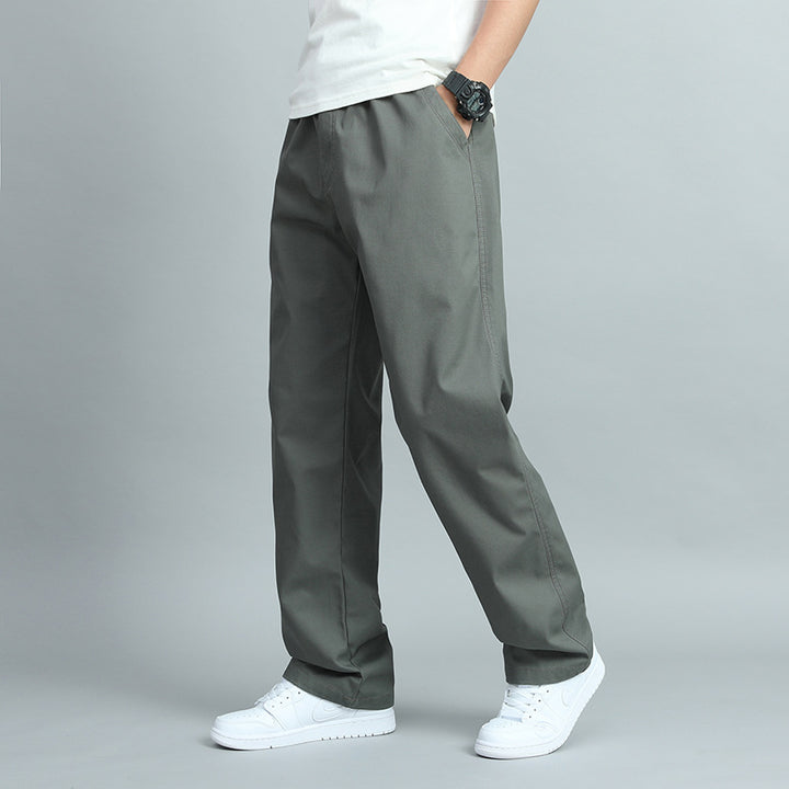 Herren Bequeme Chino-Baumwollhose Drune