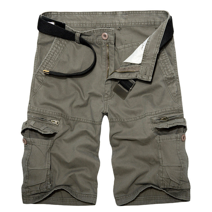 Herren Cargo-Shorts mit multifunktionalen Taschen und verstellbarem Gürtel Drune