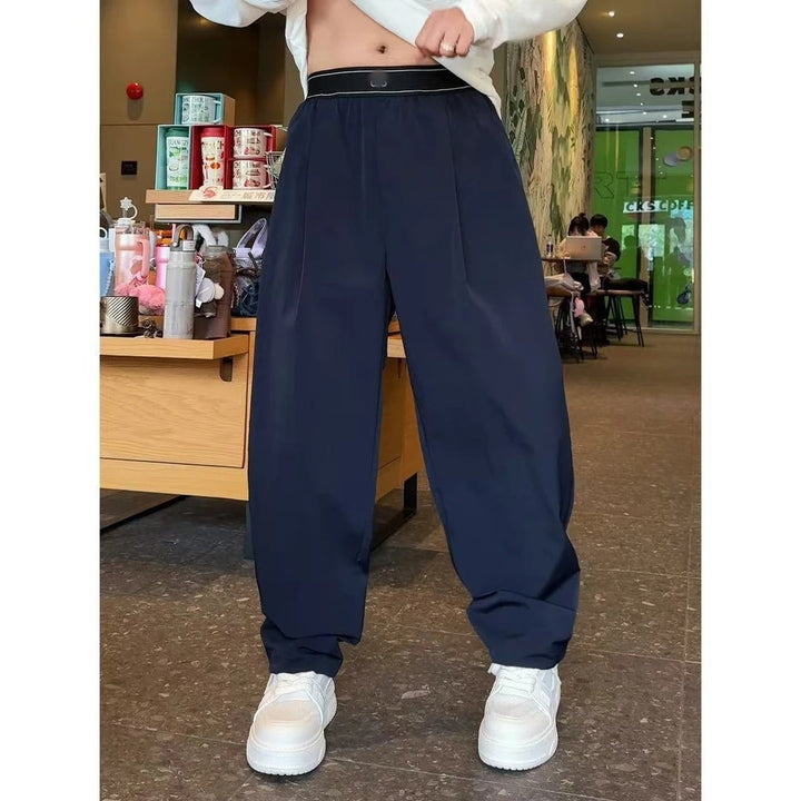 Damen Elegante und bequeme High-Waist Casual-Hose Drune