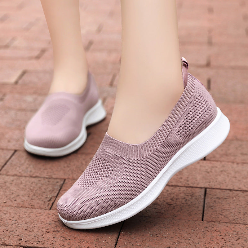 Damen nan nahtloser Slip-On Komfortschuh mit elastischem Maschenobermaterial und federleichter EVA-Laufsohle Drune