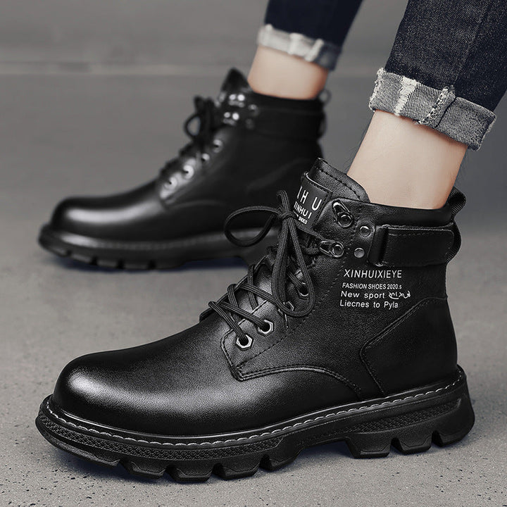 Herren robuste Schnürstiefel mit dämpfender Sohle Drune