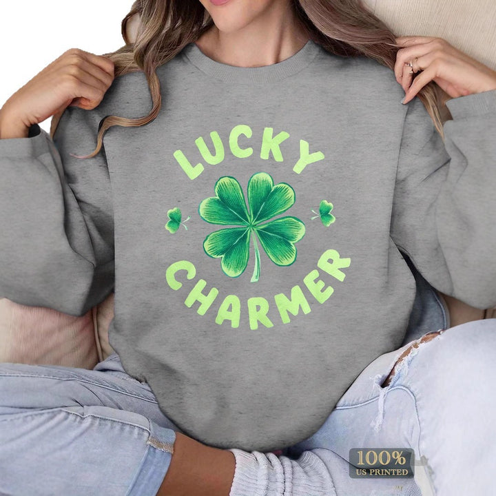 Damen Sweatshirt mit motivierendem Print und lässigem Schnitt Drune