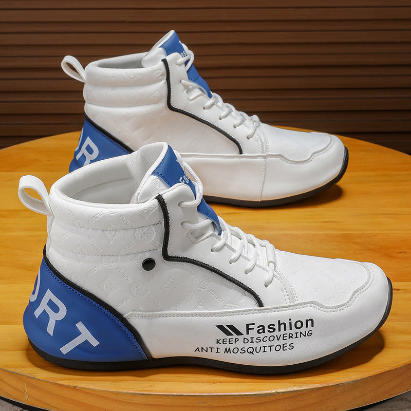 Damen Sportliche High-Top Sneakers mit robuster Sohle und schützendem Material Drune