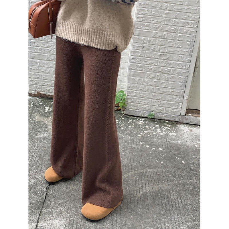 Damen Kuschelige Rippenstrickjacke mit elegantem Stehkragen Drune