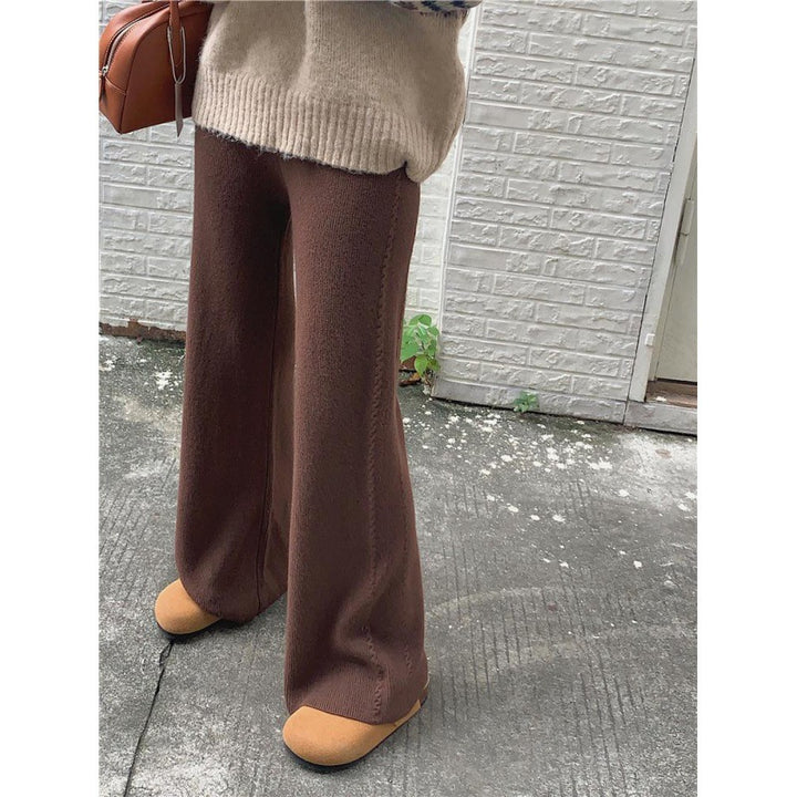 Damen Kuschelige Rippenstrickjacke mit elegantem Stehkragen Drune