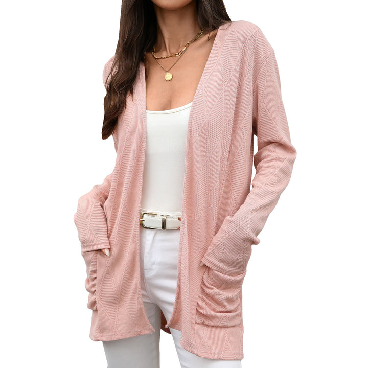 Damen Wickeljacke mit strukturierter Oberfläche Drune