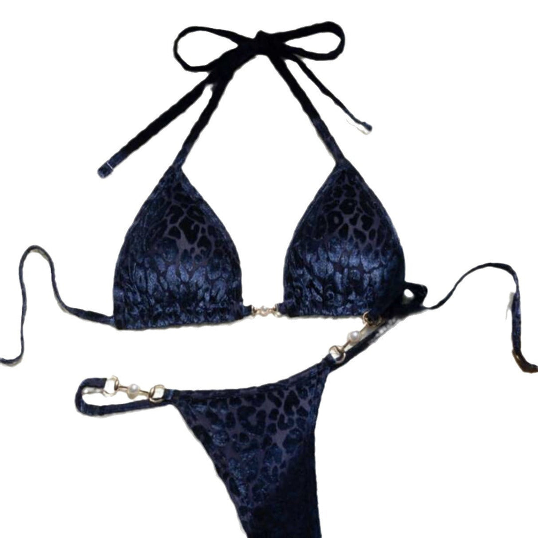 Damen Triangel-Bikini mit dekorativen Akzenten und raffiniertem Schnitt Drune