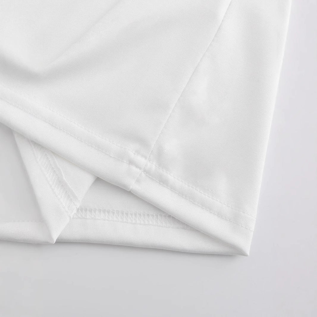 Damen Crop-T-Shirt mit kreativem Früchte-Design und figurbetontem Schnitt Drune