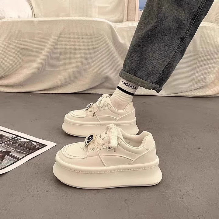 Damen Modische Plateau Sneakers mit innovative Dämpfungstechnologie Drune