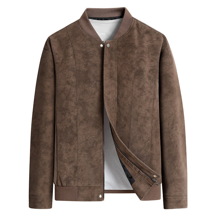 Herren Modische Softshelljacke mit hohem Kragen Drune