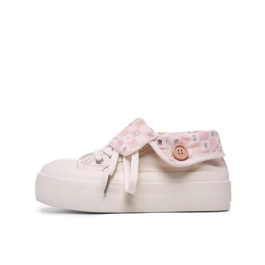Damen Sneaker mit raffiniertem Klappdesign und weichem Innenfutter Drune