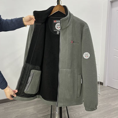 Herren Hohe Funktionale Fleecejacke Drune