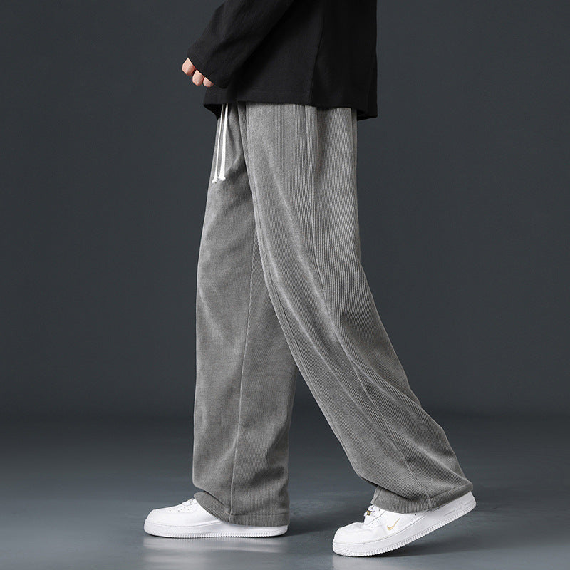 Herren Weitgeschnittene Kordhose
