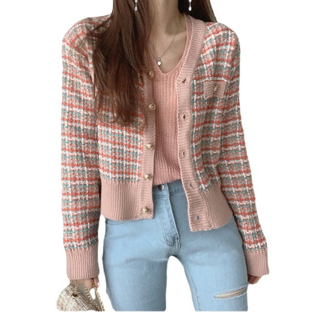 Damen Strickjacke im eleganten Bouclé-Stil Drune
