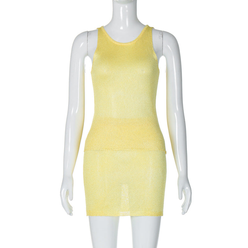 Damen Netzkleid mit figurbetonender Silhouette Drune