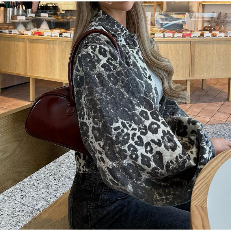 Damen Handtasche im eleganten Retro-Design mit ergonomischem Tragegriff Drune