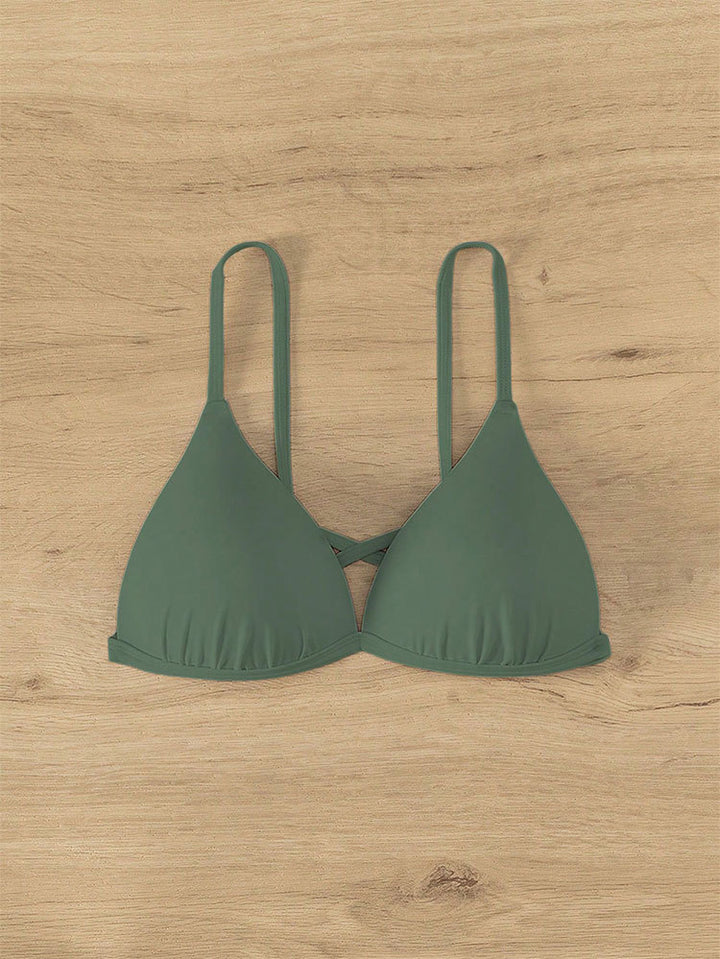 Damen Triangel-Bikini-Oberteil mit verstellbaren Trägern Drune