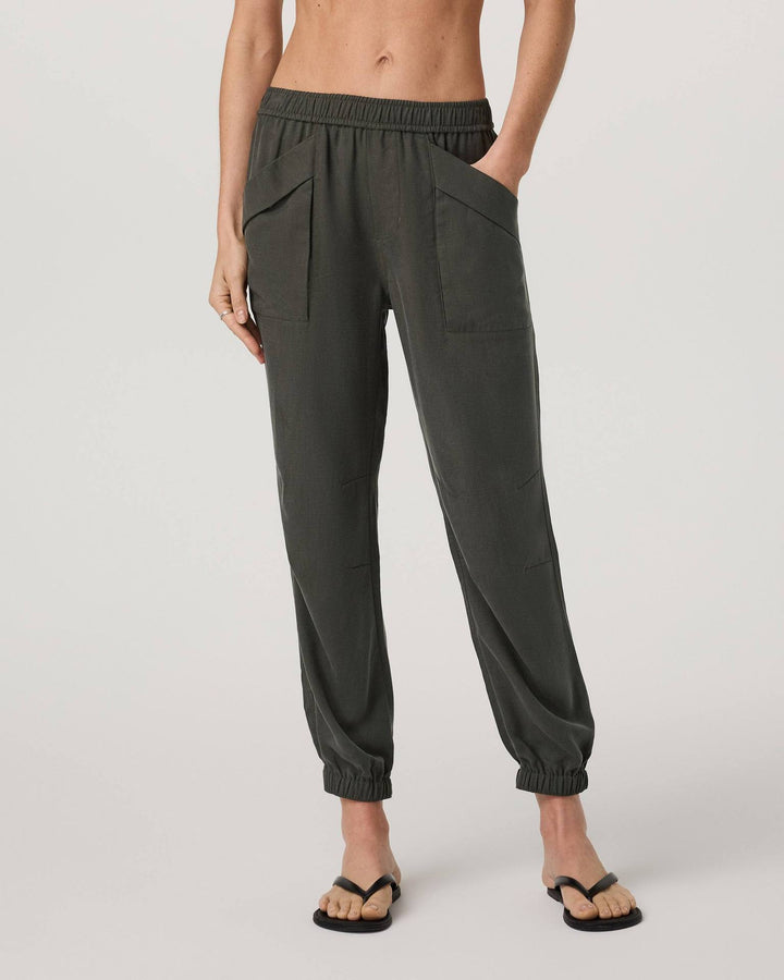 Damen lässige Freizeithose mit seitlichen Taschen Drune