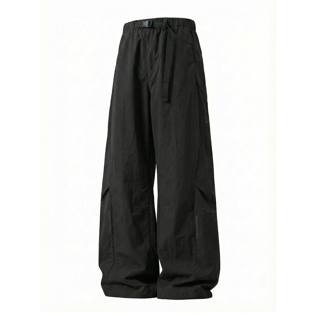Unisex Ultrabreite technische Cargo-Hose mit integriertem Gurtbund und verstellbarem Beinabschluss Drune