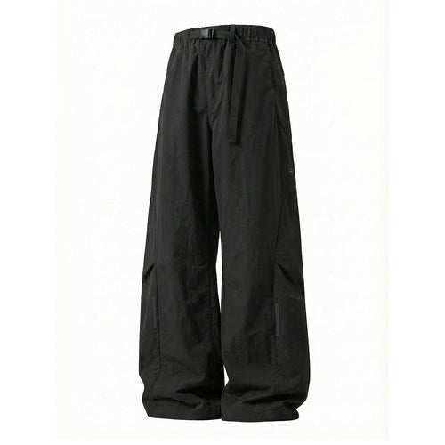 Unisex Ultrabreite technische Cargo-Hose mit integriertem Gurtbund und verstellbarem Beinabschluss Drune