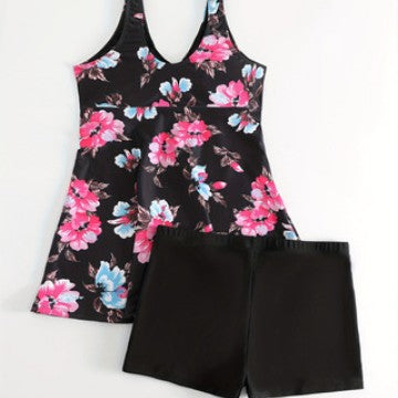 Damen Tankini mit floralen Akzenten Drune