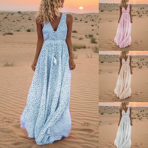 Damen Sommerliches Maxikleid mit luftiger Passform Drune