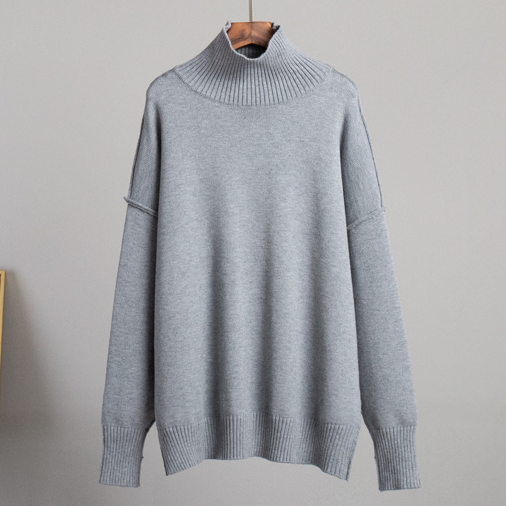 Damen Modischer Rollkragenpullover Drune