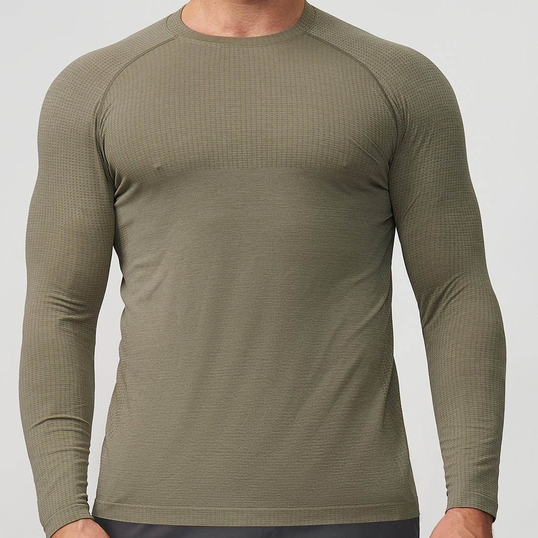 Herren Funktionslangarmshirt mit temperaturregulierenden Eigenschaften Drune