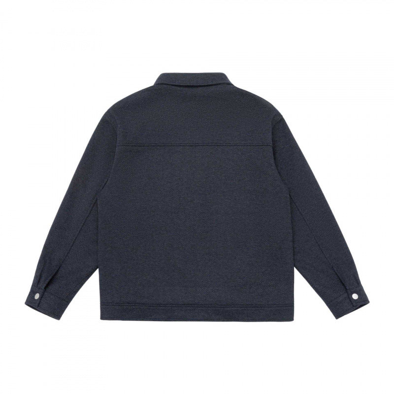Herren Boxy-Hemdjacke mit Reißverschluss, Brustklappen und aufgesetzten Taschen Drune