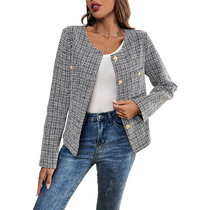 Damen Elegant geschnittene Blazerjacke Drune