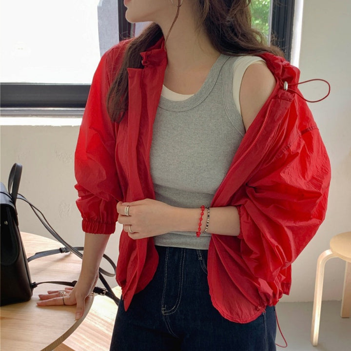 Damen lässiges Crop-Top Drune