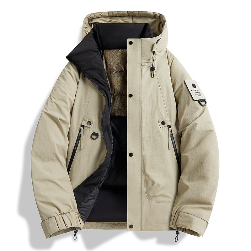Herren Technischer Urbanparka mit Thermoisolierung und multifunktionalen Taschen Drune
