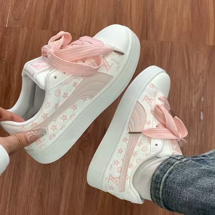 Damen Sneaker mit modischem Print und dämpfender Sohle Drune