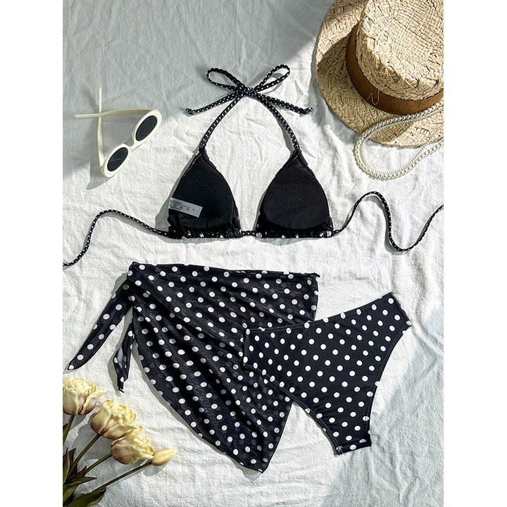 Damen Triangel-Bikini-Set mit passendem Pareo Drune