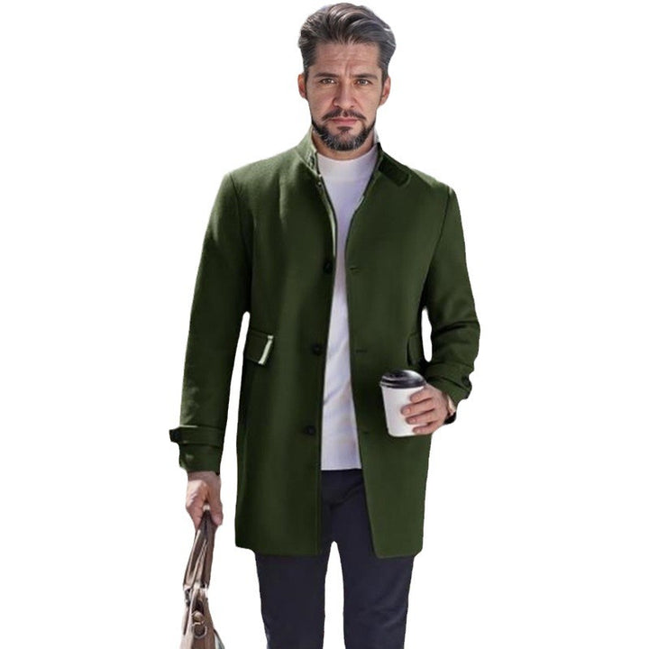 Herren modischer Freizeitmantel mit praktischen Taschen und elegantem Schnitt Drune