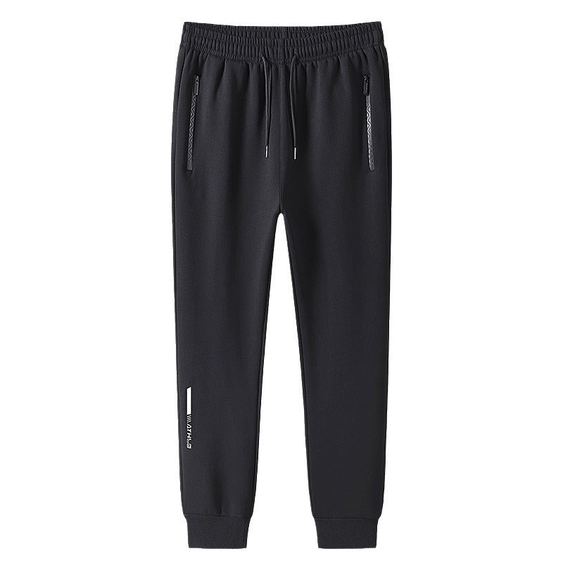 Herren Sport-Jogginghose mit elastischem Bund und Reißverschlusstaschen Drune