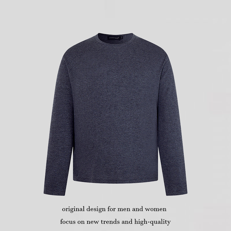 Herren Feinstrickpullover mit Rundhalsausschnitt und geradem Schnitt Drune
