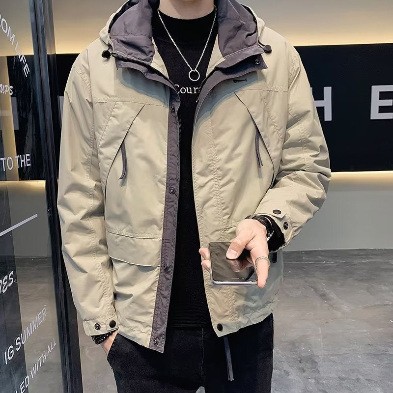 Herren Modische Outdoor-Jacke mit praktischen Taschen Drune