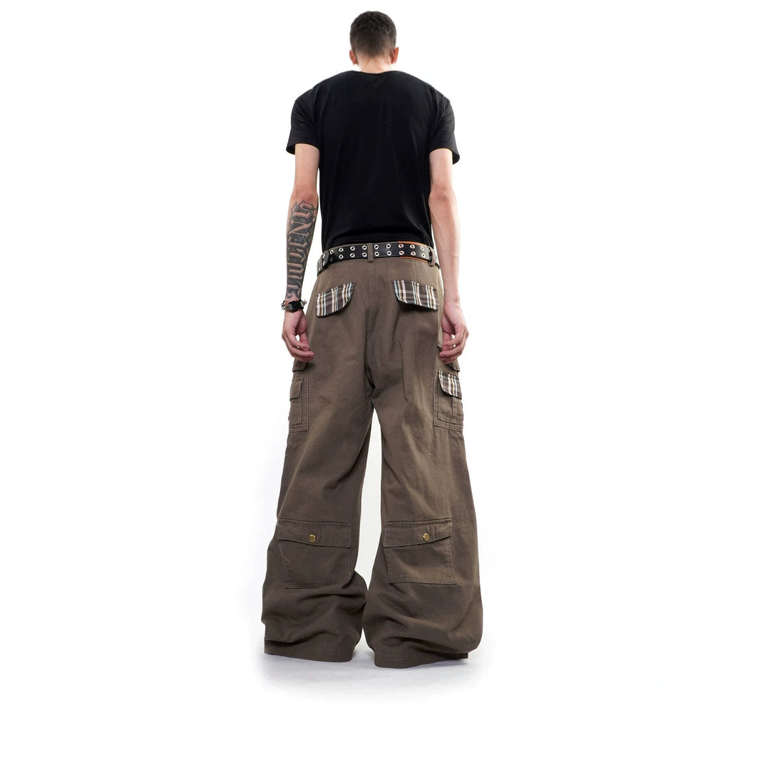 Herren Weitgeschnittene Cargo-Hose mit Taschen Drune