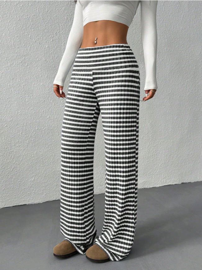 Damen weite Streifenhose Drune