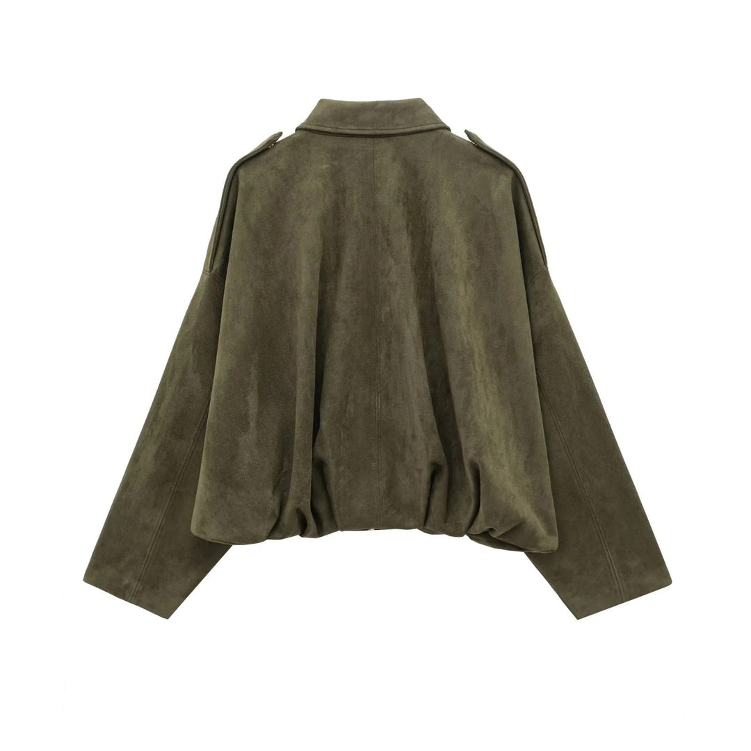Drune | Übergrößen Wildlederjacke