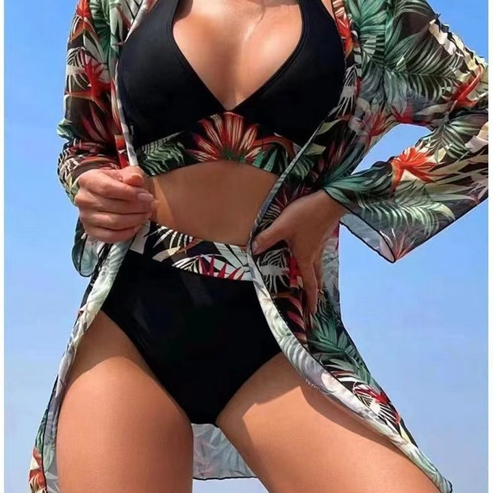 Damen Hochtailliertes Bade-Set mit Kimono Drune